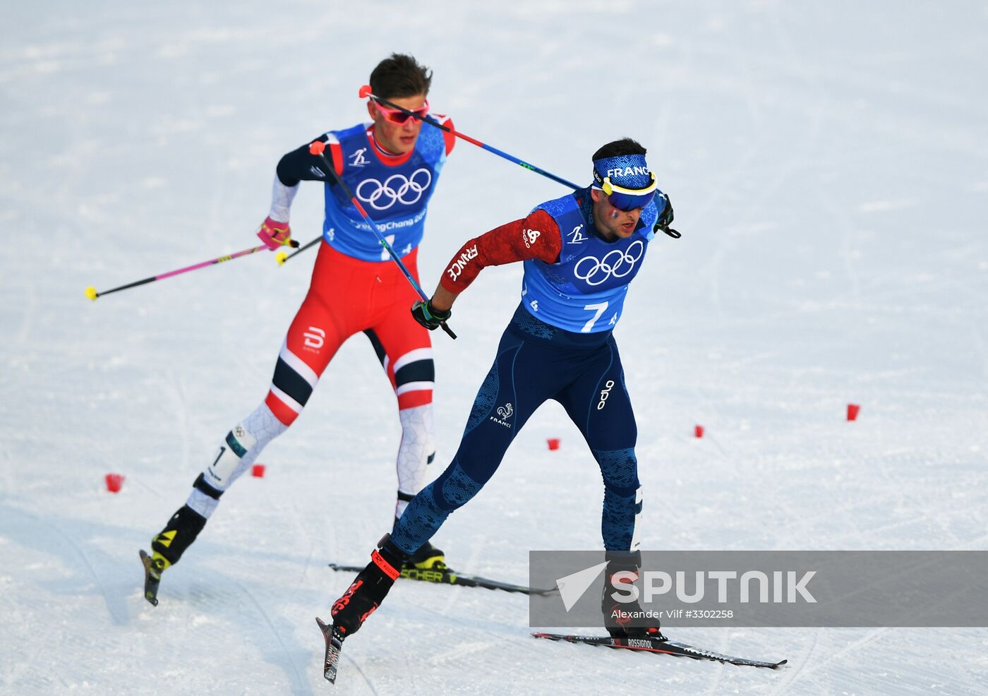 2018 Winter Olympics. Cross-country skiing. Men. Relay
