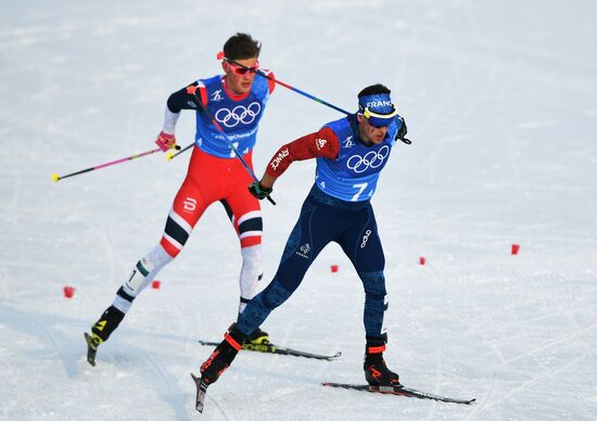 2018 Winter Olympics. Cross-country skiing. Men. Relay