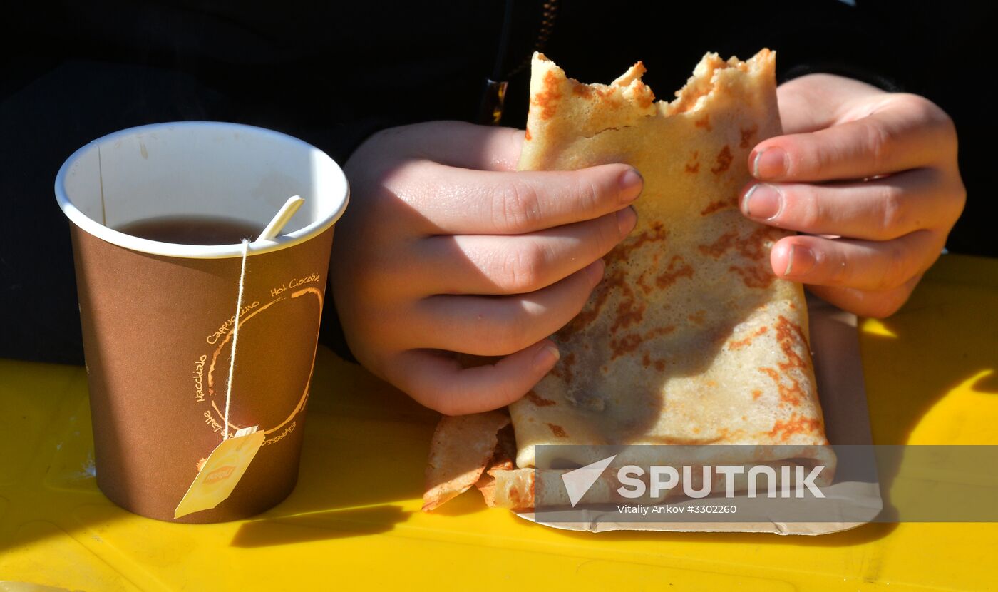 Celebration of Maslenitsa in Russian regions