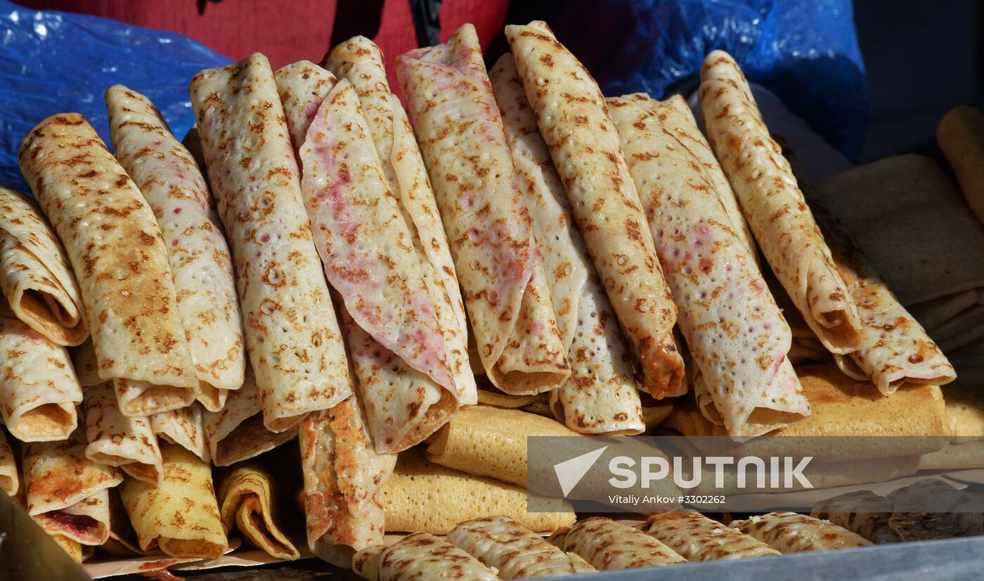 Celebration of Maslenitsa in Russian regions