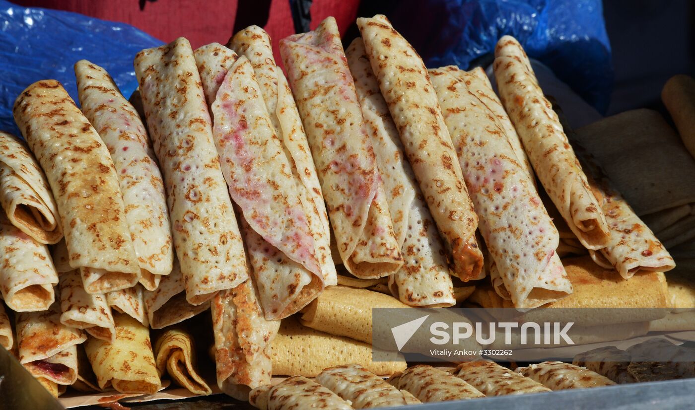 Celebration of Maslenitsa in Russian regions