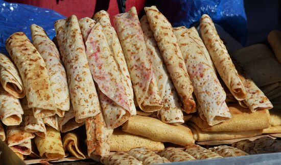 Celebration of Maslenitsa in Russian regions