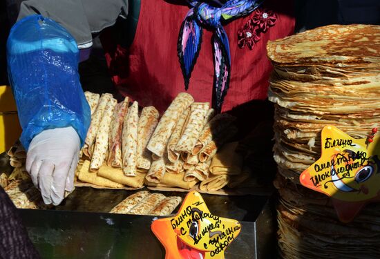 Celebration of Maslenitsa in Russian regions