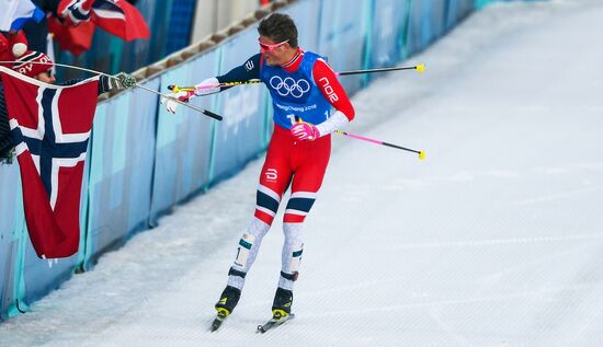 2018 Winter Olympics. Cross-country skiing. Men. Relay