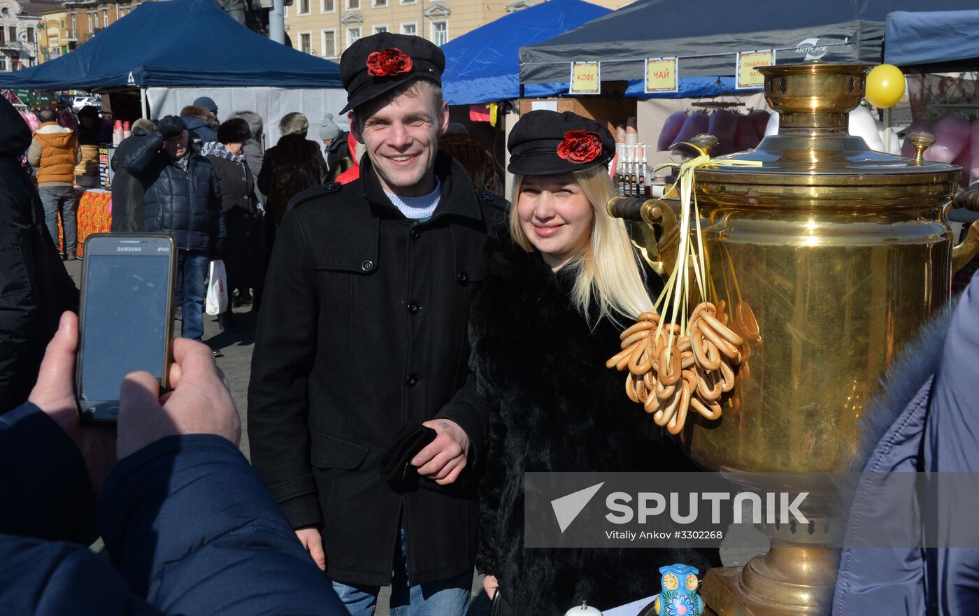 Celebration of Maslenitsa in Russian regions