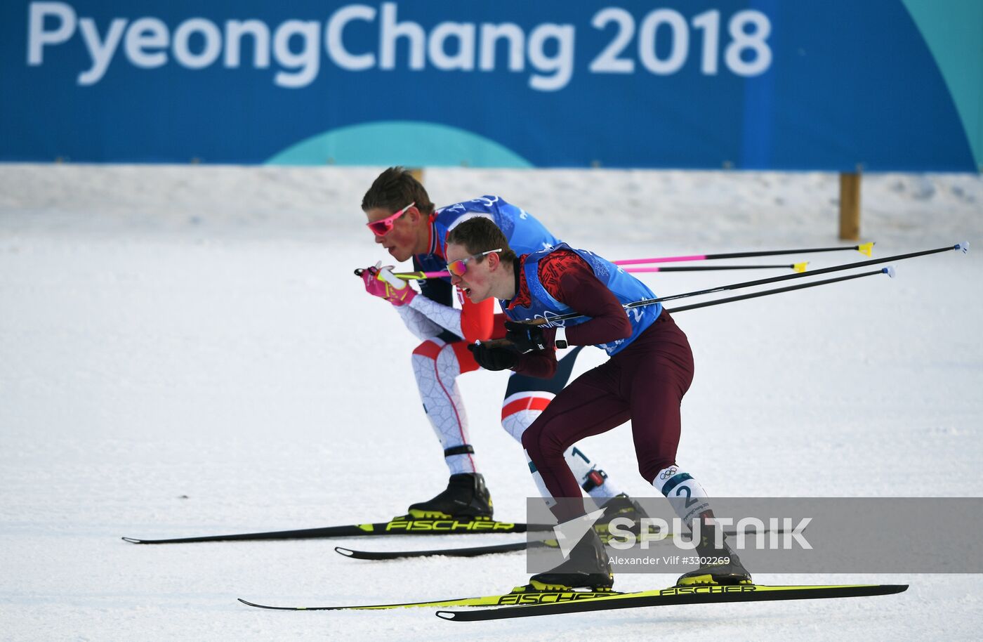2018 Winter Olympics. Cross-country skiing. Men. Relay