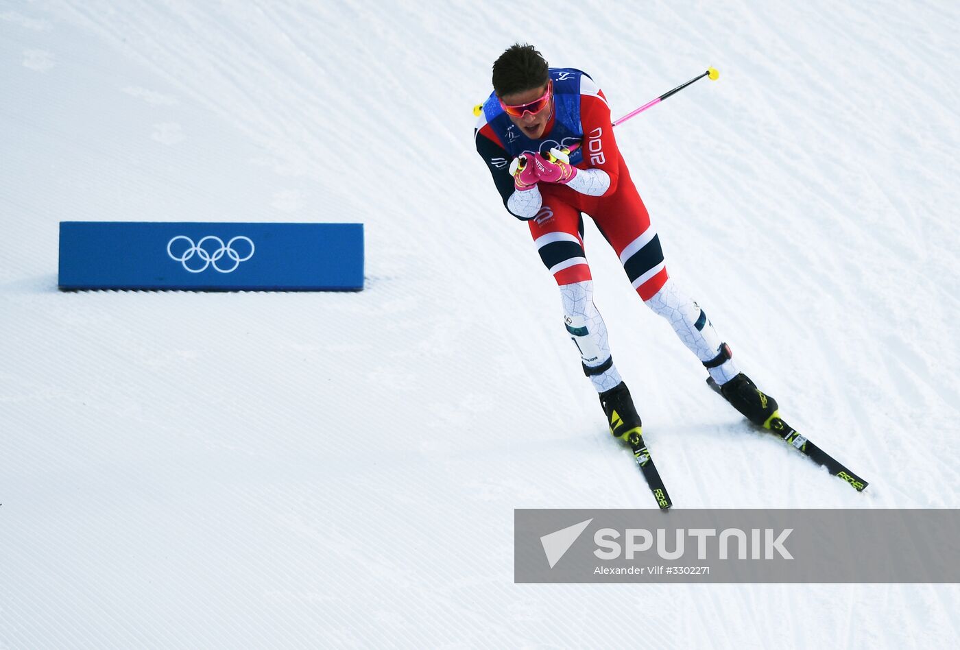 2018 Winter Olympics. Cross-country skiing. Men. Relay