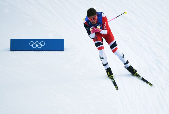 2018 Winter Olympics. Cross-country skiing. Men. Relay