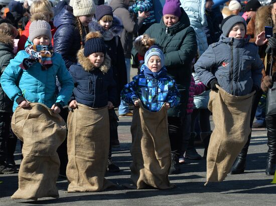 Celebration of Maslenitsa in Russian regions