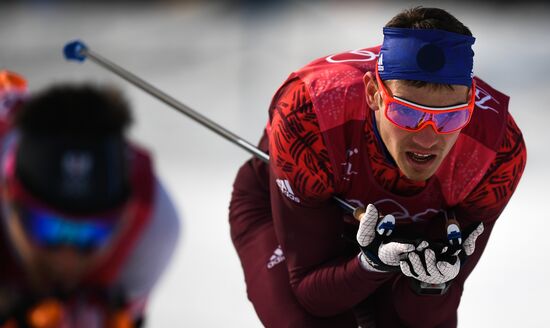 2018 Winter Olympics. Cross-country skiing. Men. Relay