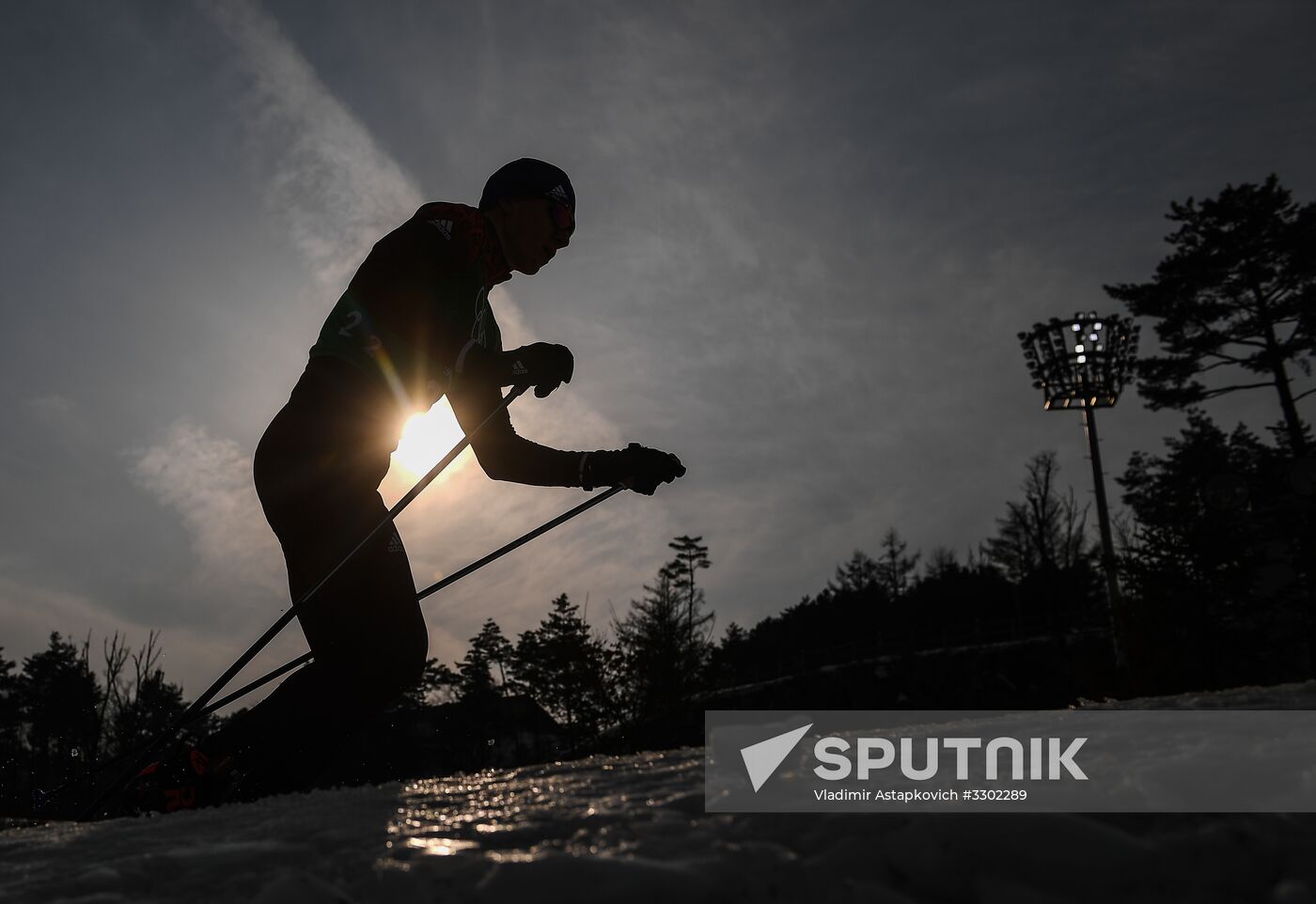2018 Winter Olympics. Cross-country skiing. Men. Relay