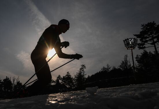 2018 Winter Olympics. Cross-country skiing. Men. Relay