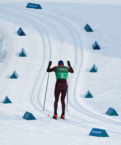2018 Winter Olympics. Cross-country skiing. Men. Relay