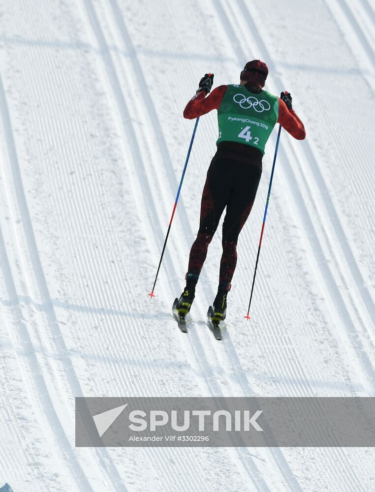 2018 Winter Olympics. Cross-country skiing. Men. Relay