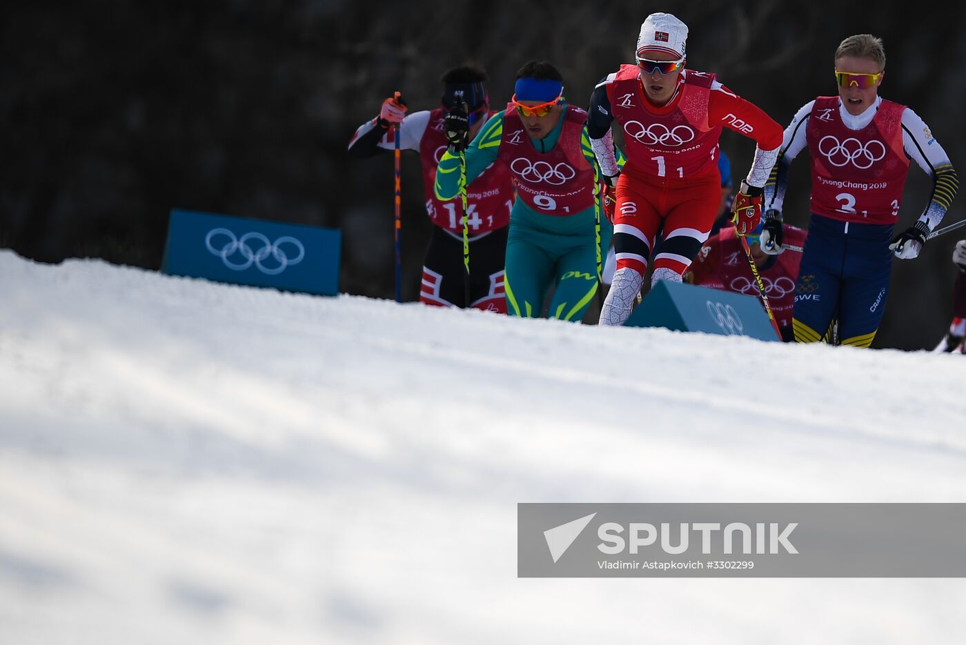 2018 Winter Olympics. Cross-country skiing. Men. Relay