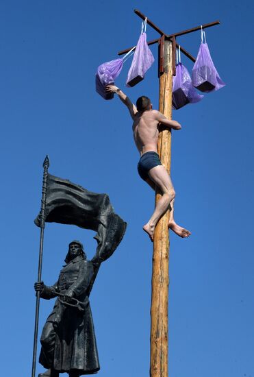 Celebration of Maslenitsa in Russian regions