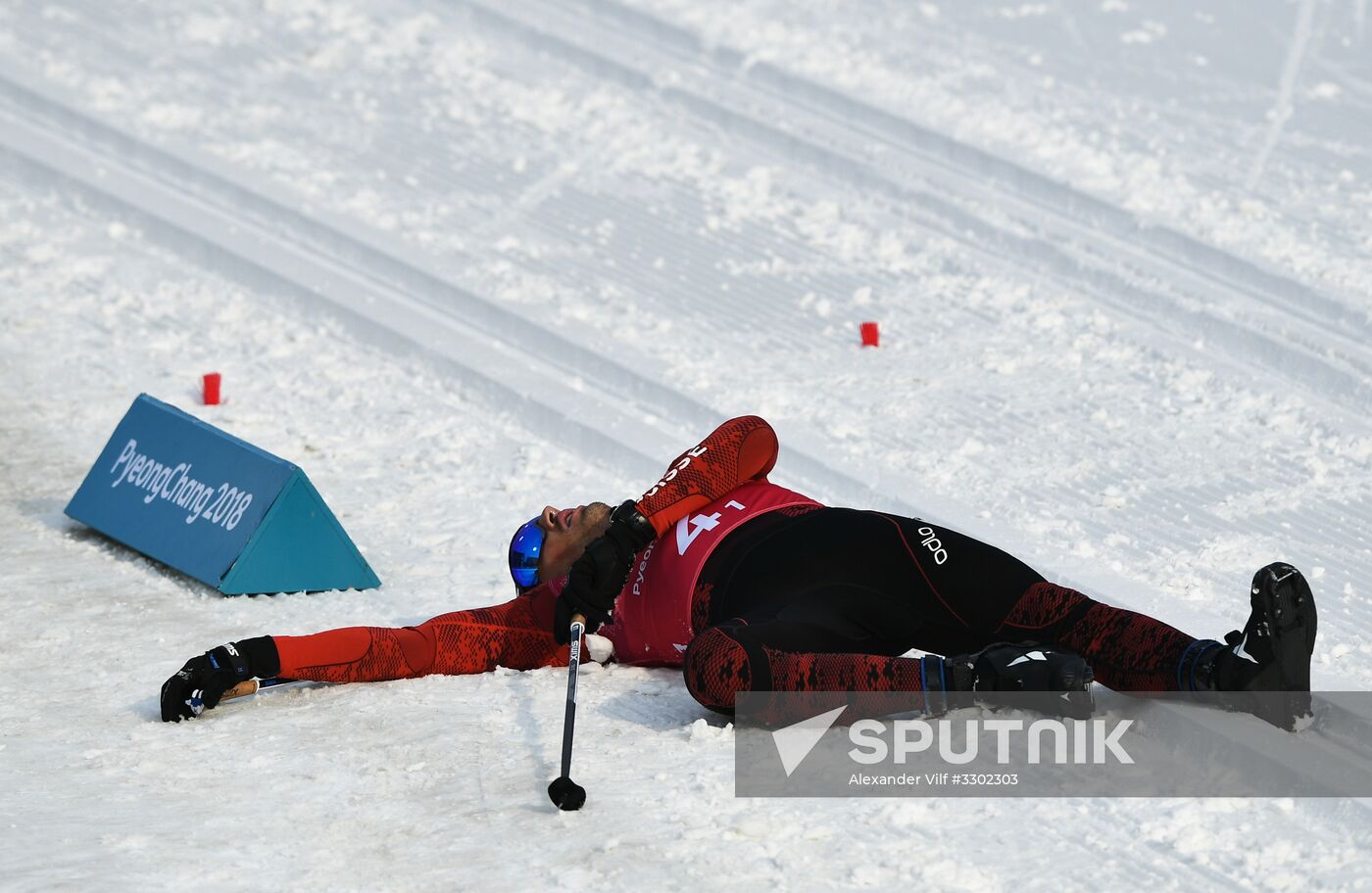 2018 Winter Olympics. Cross-country skiing. Men. Relay
