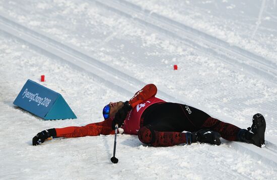 2018 Winter Olympics. Cross-country skiing. Men. Relay