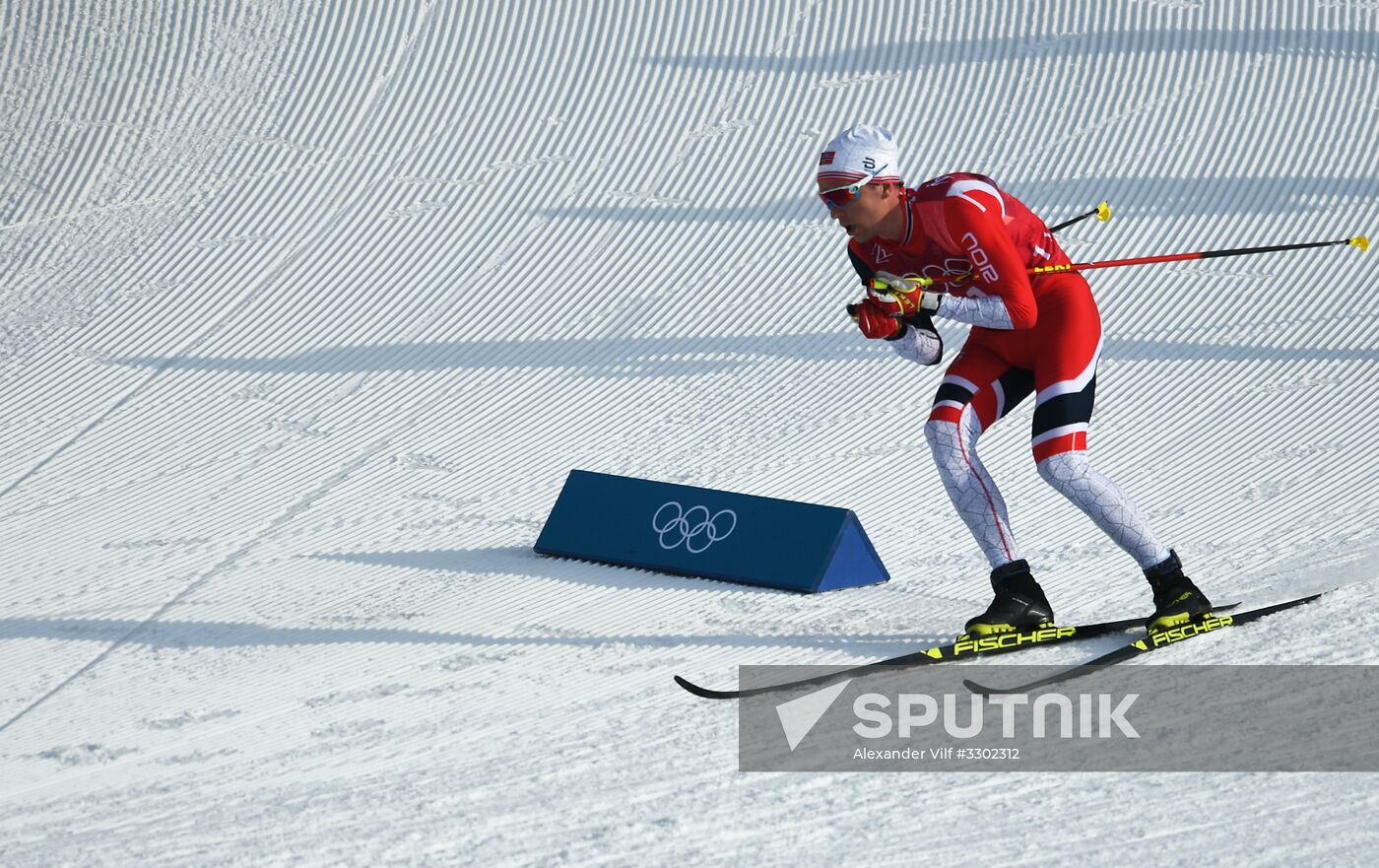 2018 Winter Olympics. Cross-country skiing. Men. Relay