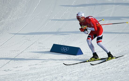 2018 Winter Olympics. Cross-country skiing. Men. Relay