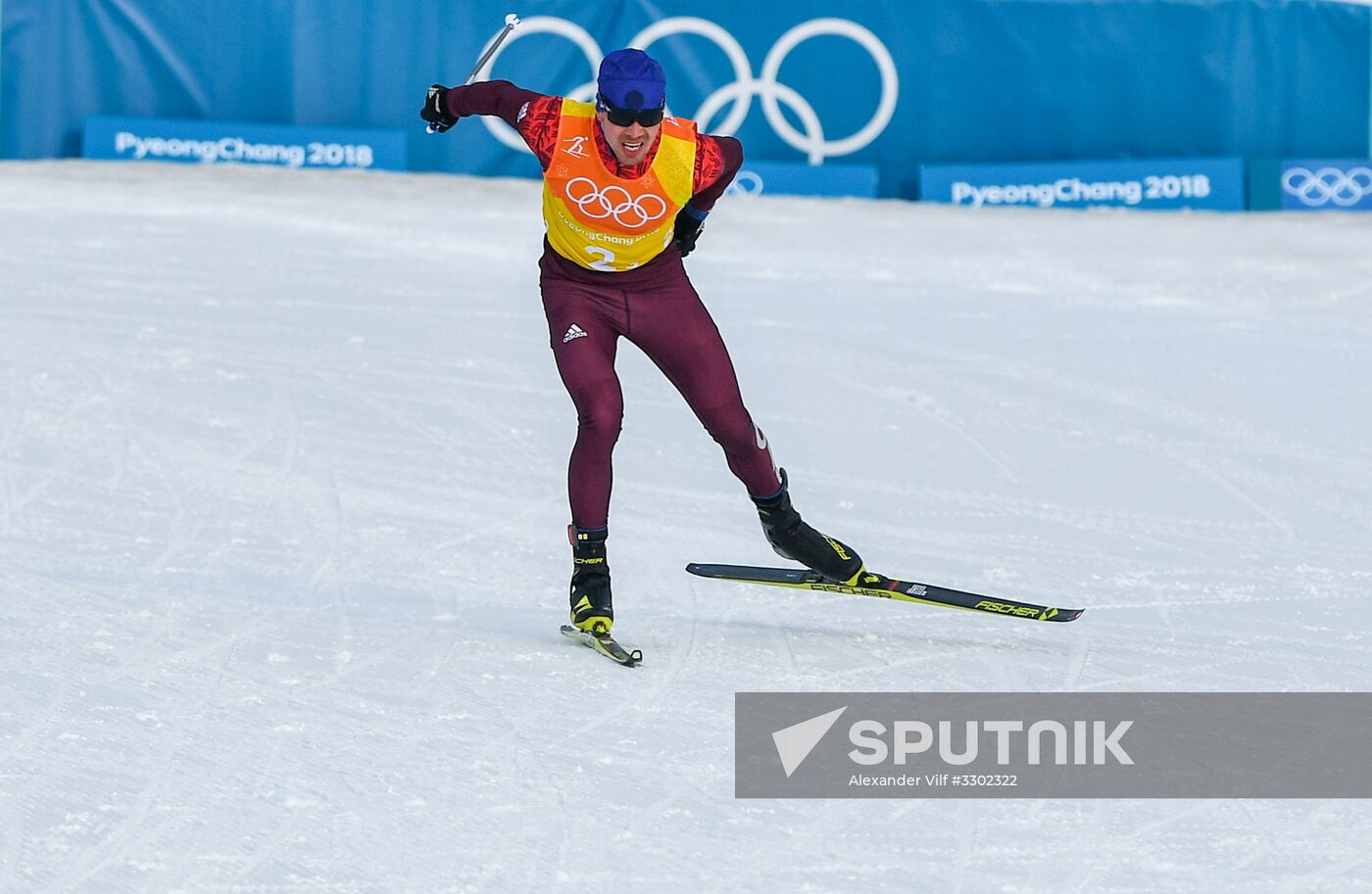 2018 Winter Olympics. Cross-country skiing. Men. Relay