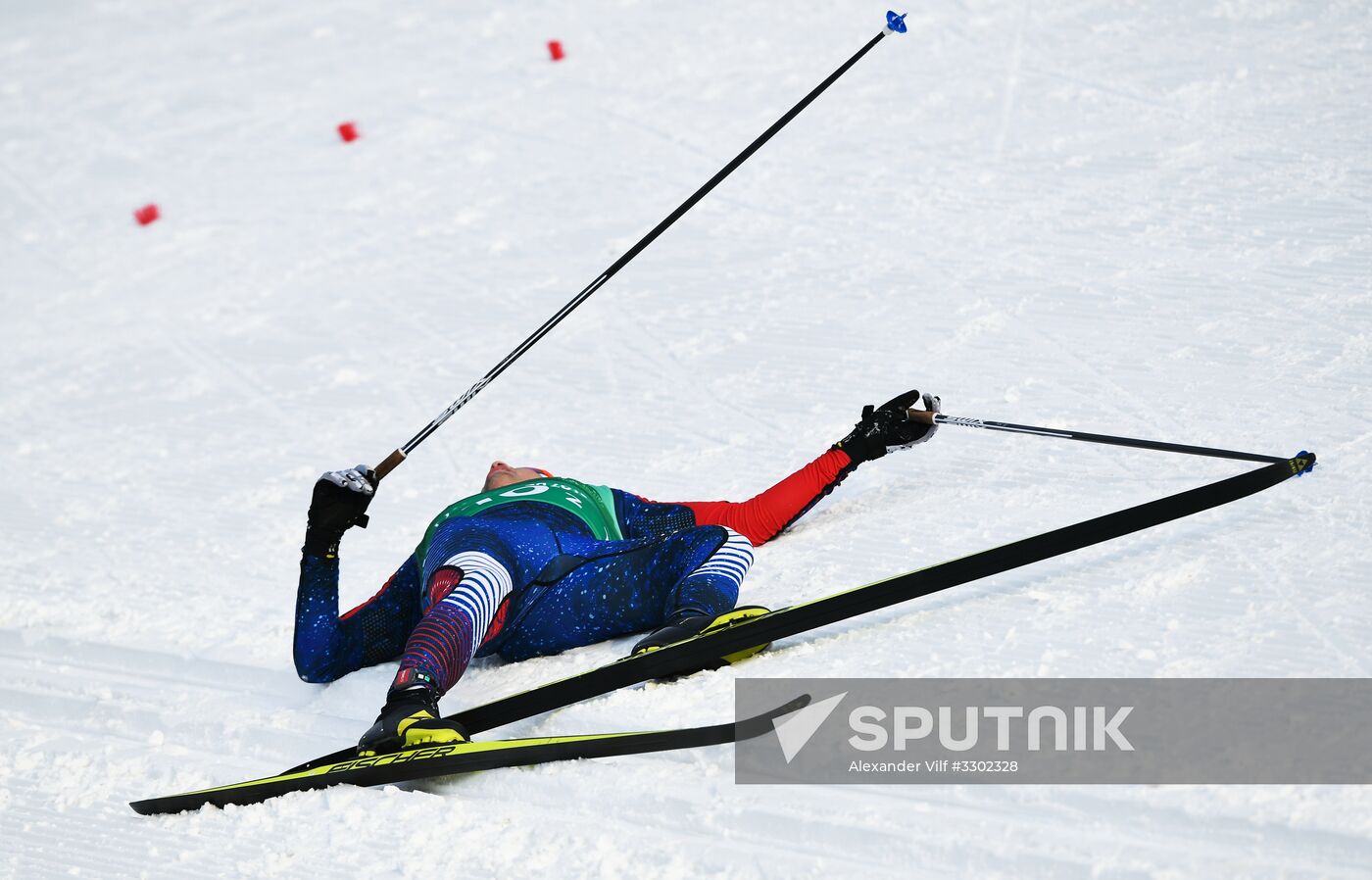 2018 Winter Olympics. Cross-country skiing. Men. Relay
