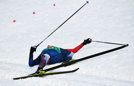 2018 Winter Olympics. Cross-country skiing. Men. Relay