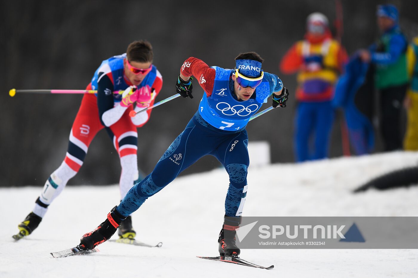 2018 Winter Olympics. Cross-country skiing. Men. Relay