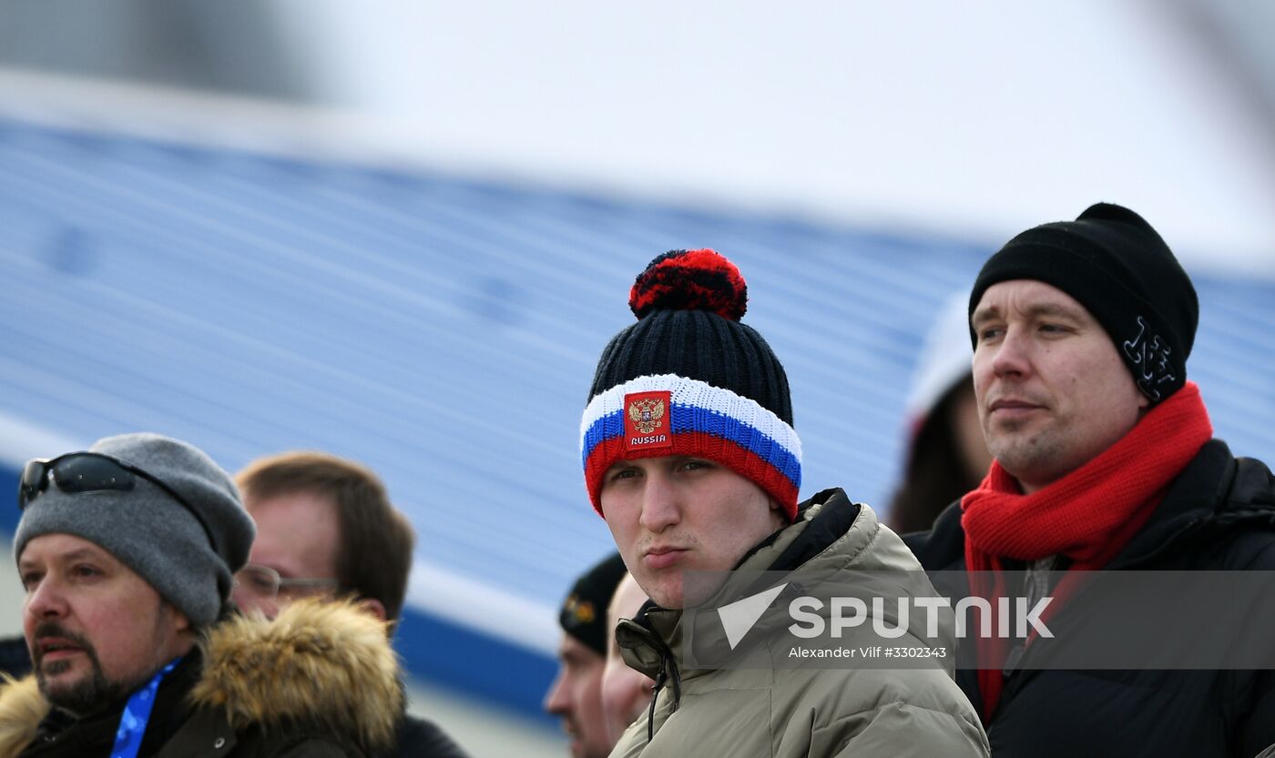 2018 Winter Olympics. Cross-country skiing. Men. Relay