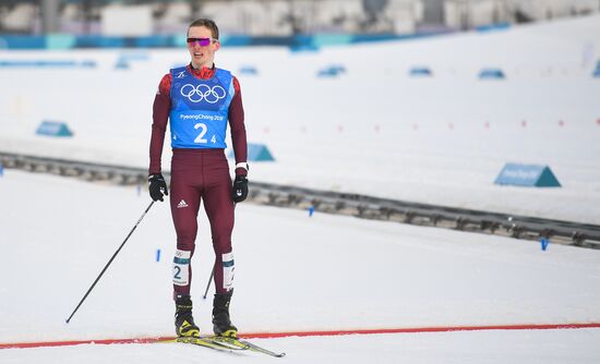 2018 Winter Olympics. Cross-country skiing. Men. Relay