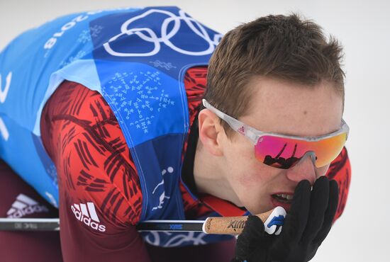 2018 Winter Olympics. Cross-country skiing. Men. Relay