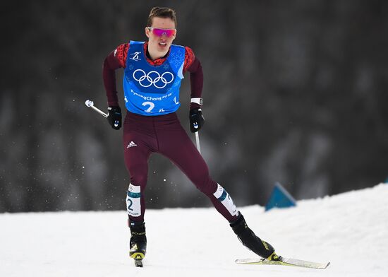 2018 Winter Olympics. Cross-country skiing. Men. Relay
