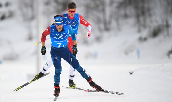 2018 Winter Olympics. Cross-country skiing. Men. Relay