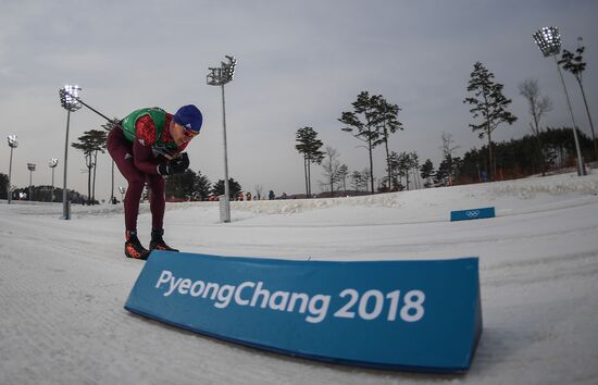 2018 Winter Olympics. Cross-country skiing. Men. Relay