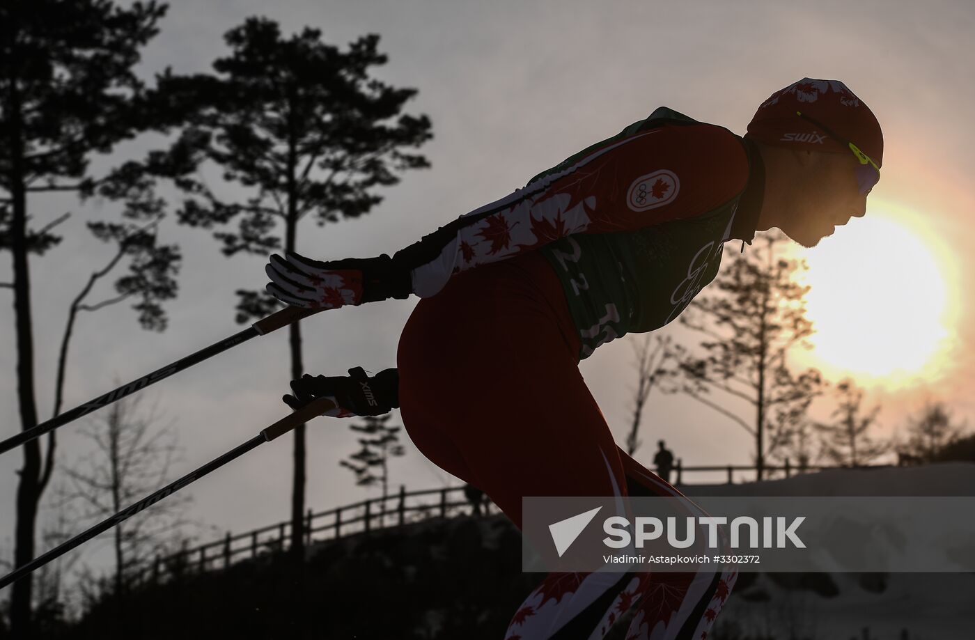 2018 Winter Olympics. Cross-country skiing. Men. Relay