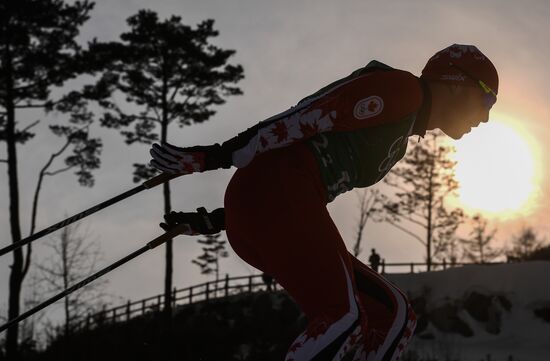 2018 Winter Olympics. Cross-country skiing. Men. Relay