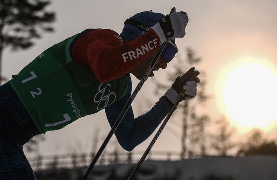 2018 Winter Olympics. Cross-country skiing. Men. Relay