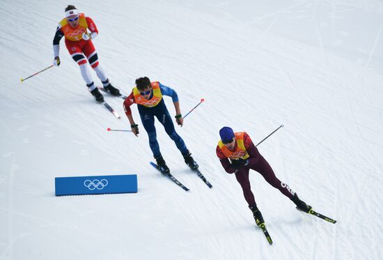 2018 Winter Olympics. Cross-country skiing. Men. Relay