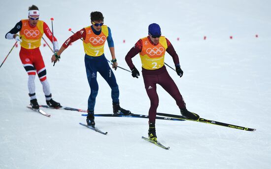 2018 Winter Olympics. Cross-country skiing. Men. Relay