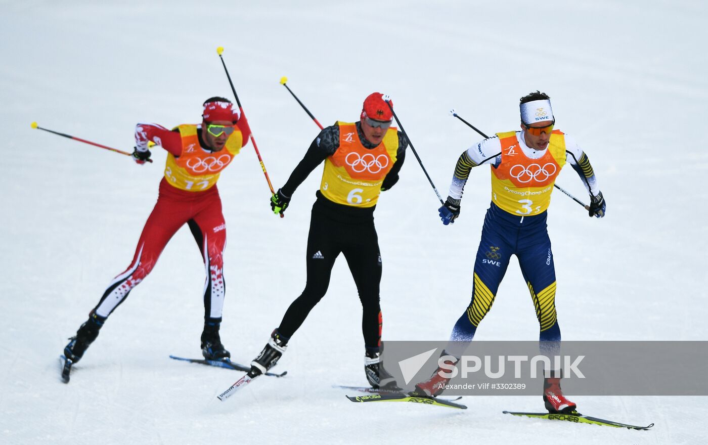 2018 Winter Olympics. Cross-country skiing. Men. Relay