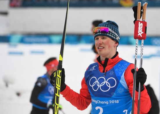 2018 Winter Olympics. Cross-country skiing. Men. Relay