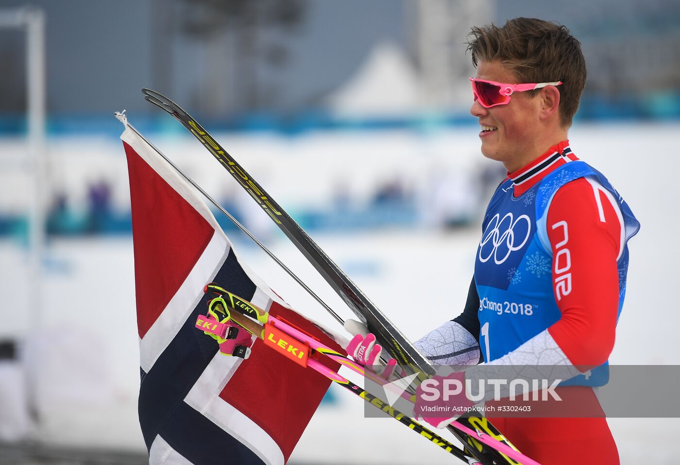 2018 Winter Olympics. Cross-country skiing. Men. Relay