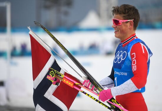 2018 Winter Olympics. Cross-country skiing. Men. Relay