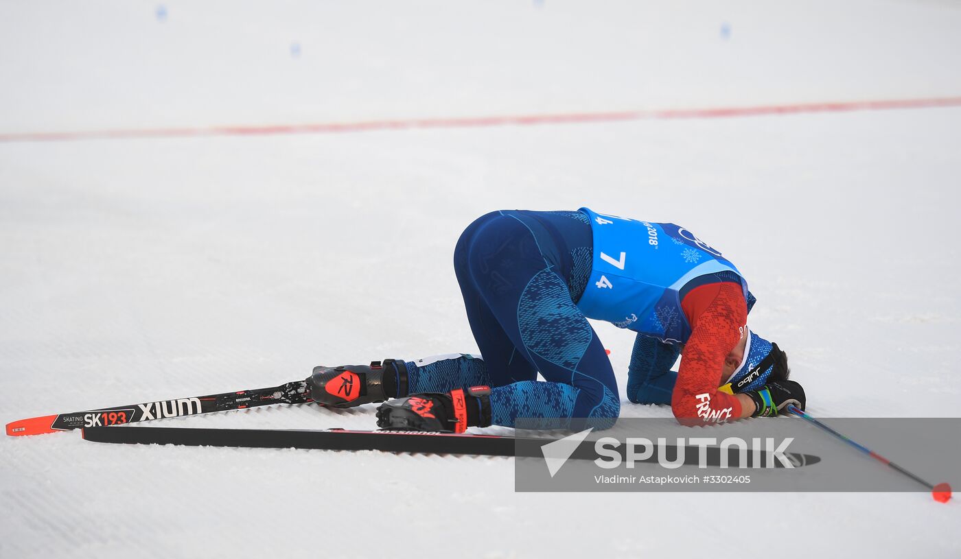 2018 Winter Olympics. Cross-country skiing. Men. Relay