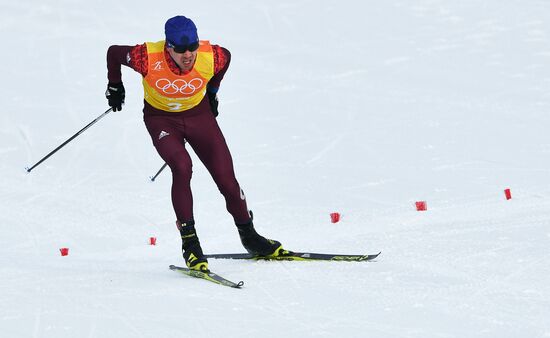 2018 Winter Olympics. Cross-country skiing. Men. Relay