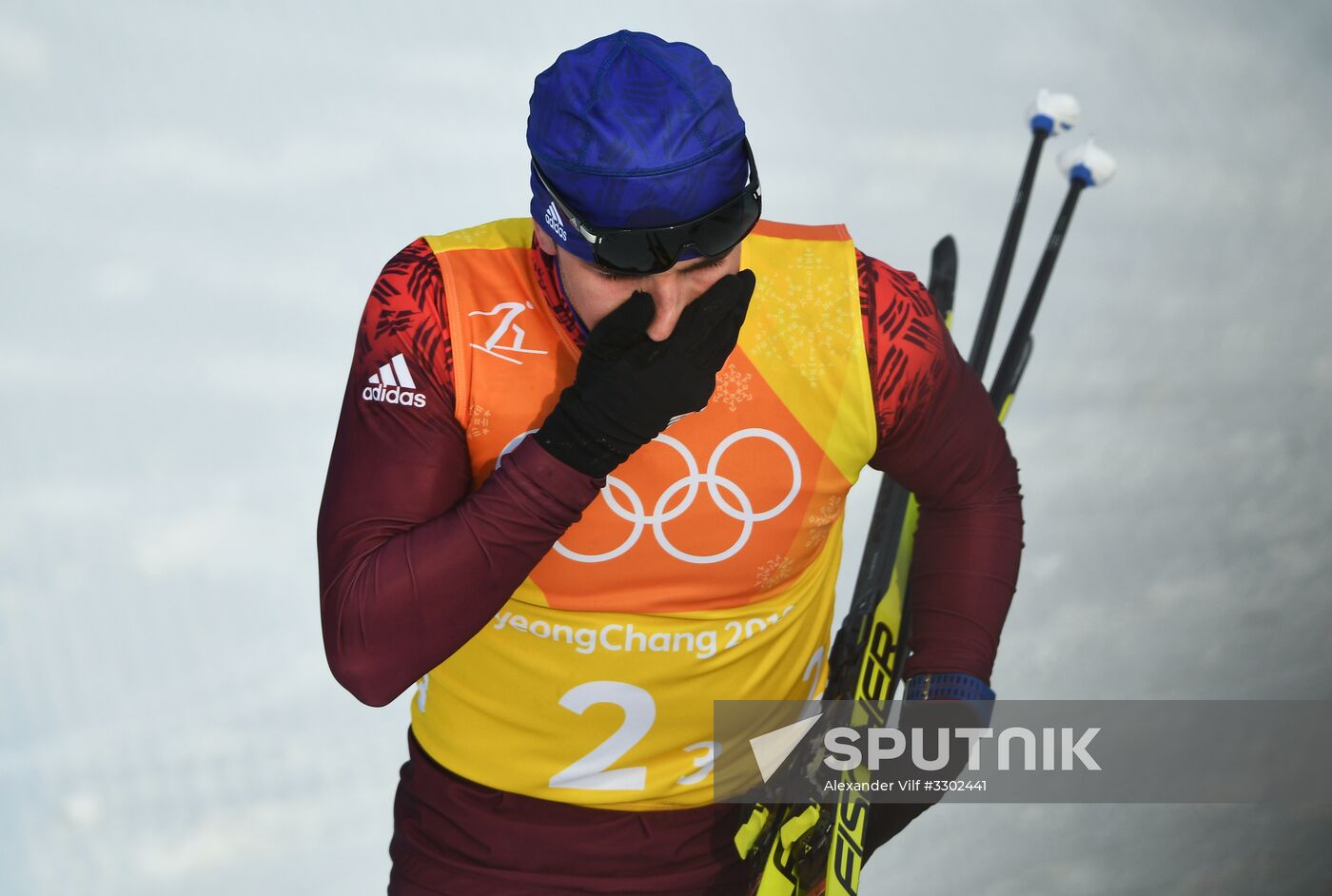 2018 Winter Olympics. Cross-country skiing. Men. Relay