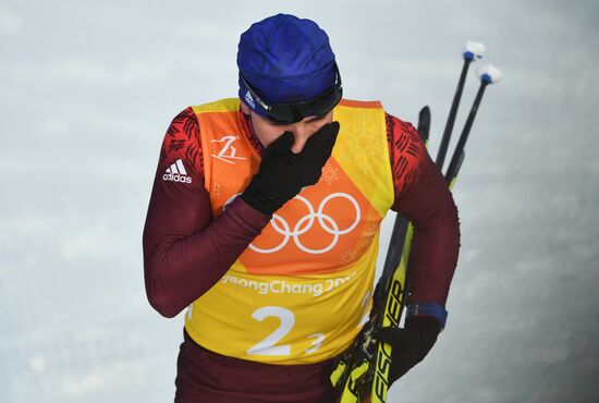 2018 Winter Olympics. Cross-country skiing. Men. Relay