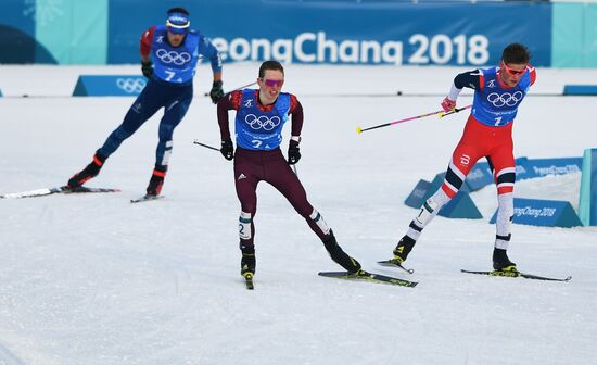 2018 Winter Olympics. Cross-country skiing. Men. Relay
