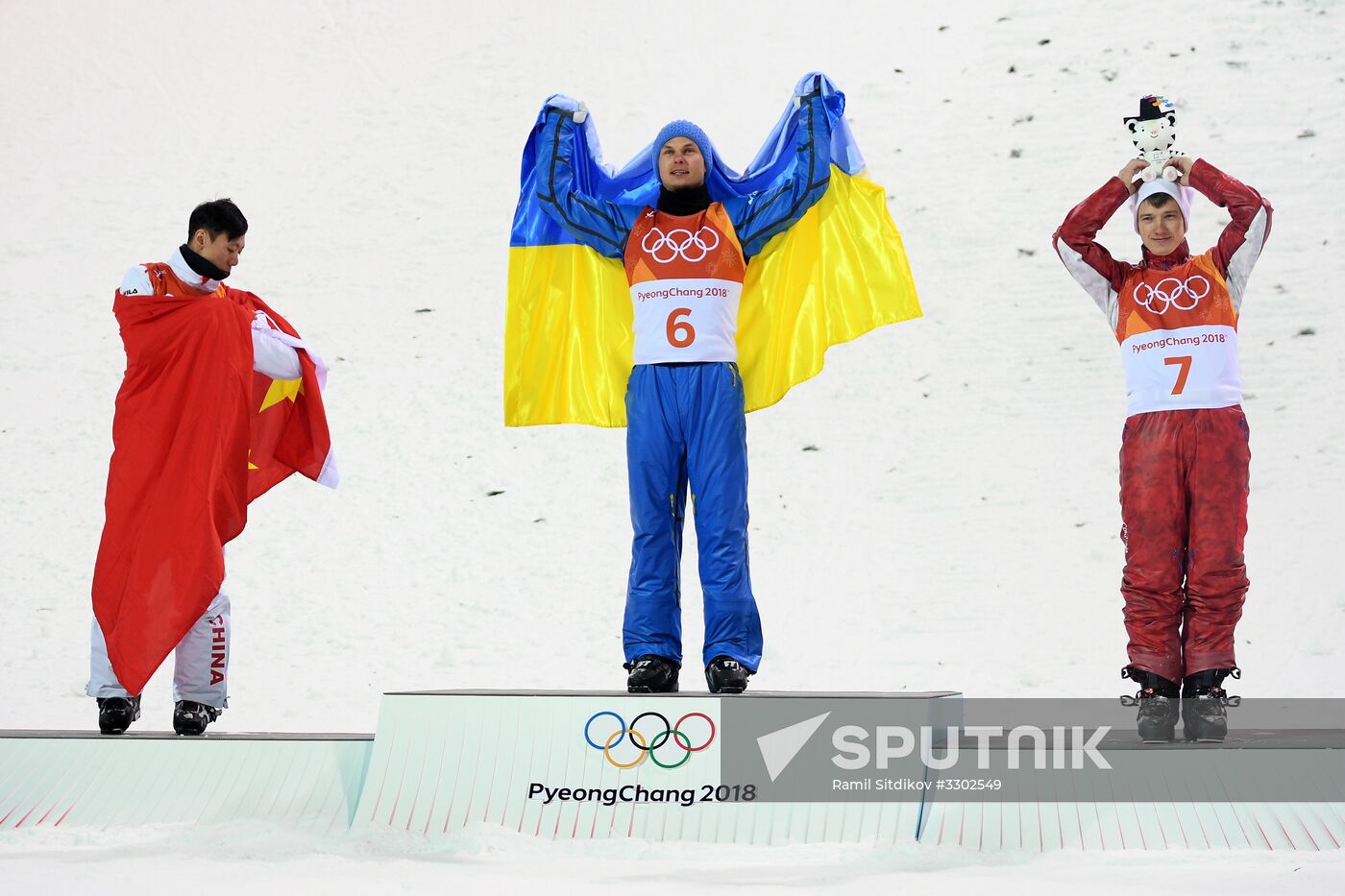 2014 Winter Olympics. Freestyle skiing. Men. Aerials