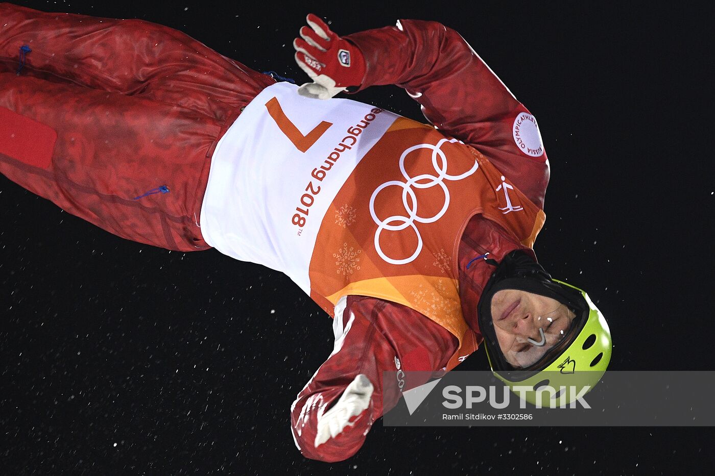 2018 Winter Olympics. Freestyle. Men. Aerials